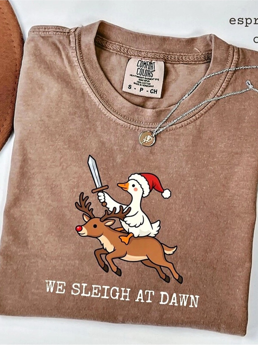 Comfort Colors Espresso Christmas Graphic Tee